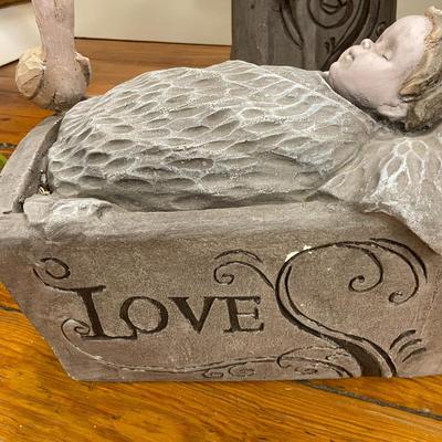 Nativity, Cross, and Book Lot