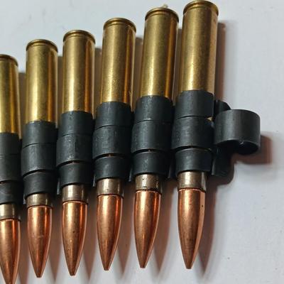 50 rounds of linked ammunition - marked DA 62