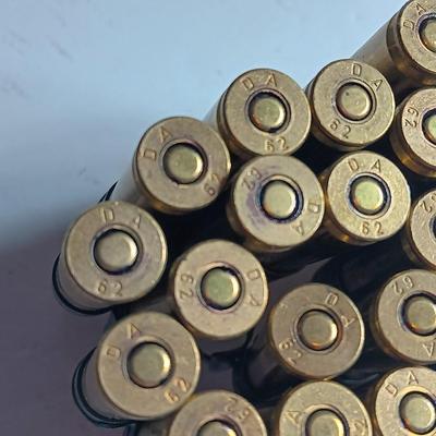 50 rounds of linked ammunition - marked DA 62