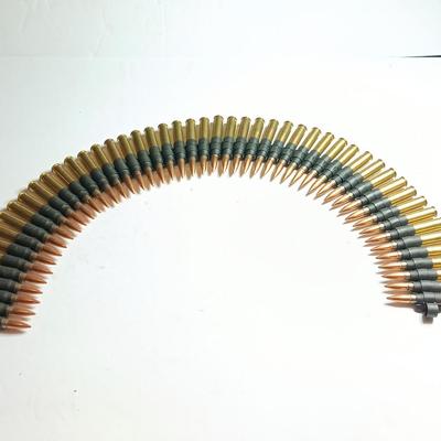 50 rounds of linked ammunition - marked DA 62