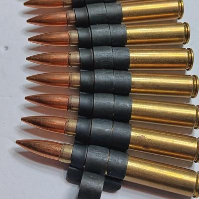 50 rounds of linked ammunition - marked DA 62