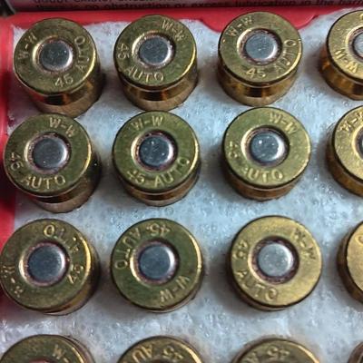 Winchester Super - X Deep Penetrator 20 cartridges Subsonic .45 Auto Ammunition