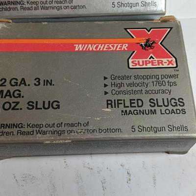 Winchester Super -X Sabot Slugs .50 Cal. 12 GA, 3 Inch with Winchester Super -X Rifle Slugs Ammunition