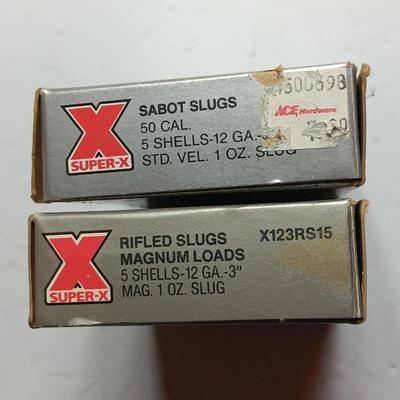 Winchester Super -X Sabot Slugs .50 Cal. 12 GA, 3 Inch with Winchester Super -X Rifle Slugs Ammunition