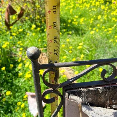 Pair of Antique metal chair, frames, need restoration