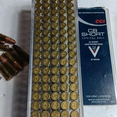 CCI CB Ammunition 22 short and short conical ball