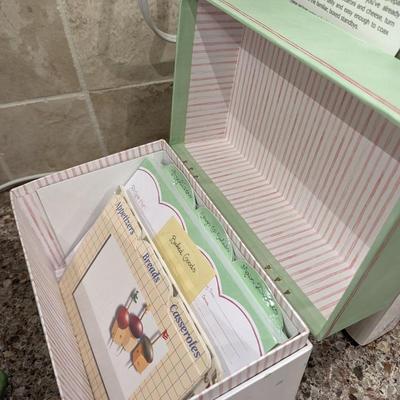 Lot of 14 Recipe Books and New Recipe Box