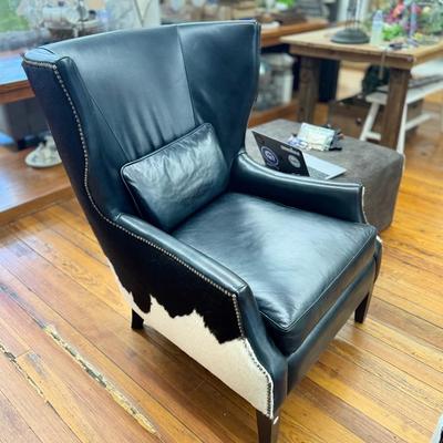 Leather and Cowhide Chair