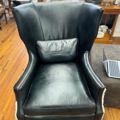 Leather and Cowhide Chair