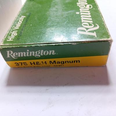 Remington High Velocity 20 centerfire cartridges 375 H& H Magnum Ammunition