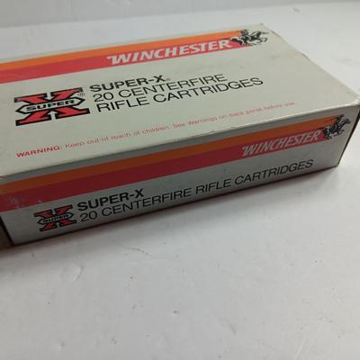 Ammunition Winchester Super- X 20 centerfire rifle cartridges 357 H& H Mag