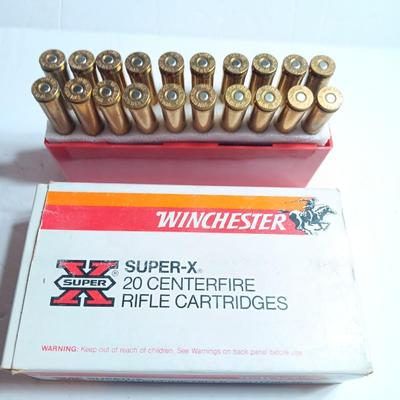 Ammunition Winchester Super- X 20 centerfire rifle cartridges 357 H& H Mag