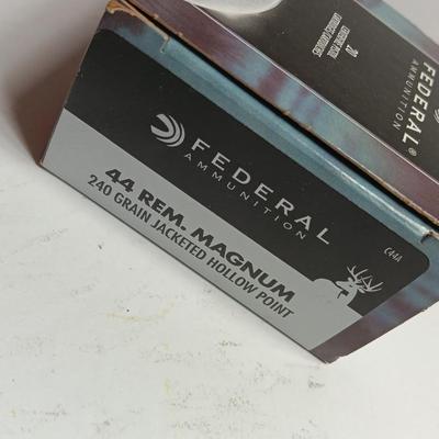 Federal Ammunition 44 REM. Magnum 240 grain Jacketed Hollow point