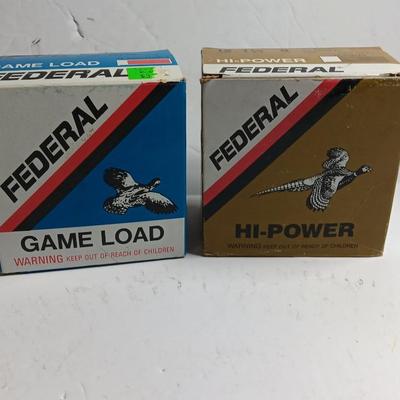 Federal Ammunition Game load & Hi-Power 12 gauge shot gun shells 1 Oz. shot 7 1/2 shot