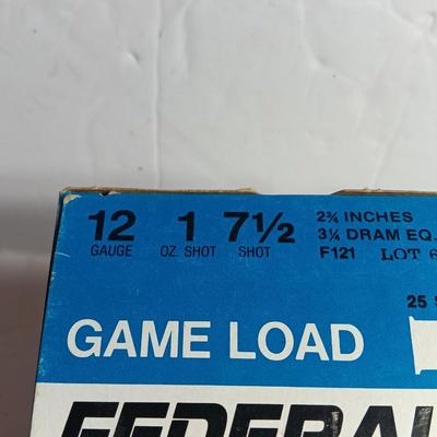 Federal Ammunition Game load & Hi-Power 12 gauge shot gun shells 1 Oz. shot 7 1/2 shot