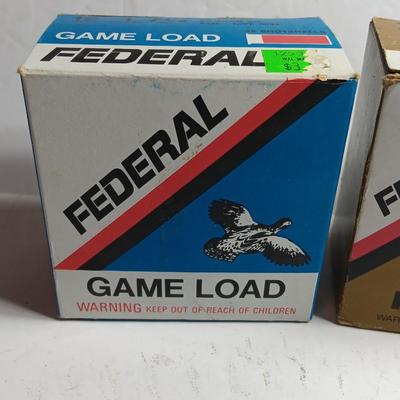 Federal Ammunition Game load & Hi-Power 12 gauge shot gun shells 1 Oz. shot 7 1/2 shot