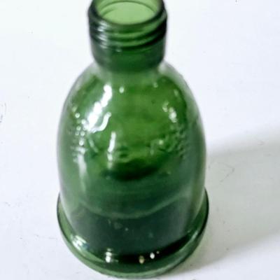 Green Grape Vintage Glass Botle