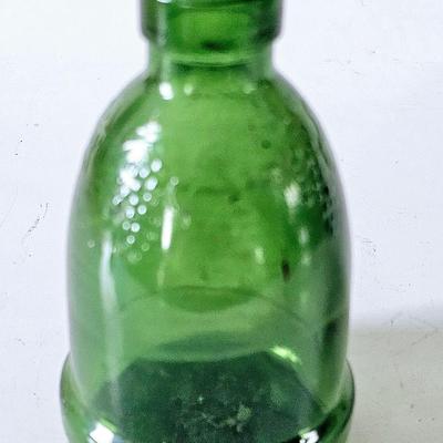 Green Grape Vintage Glass Botle