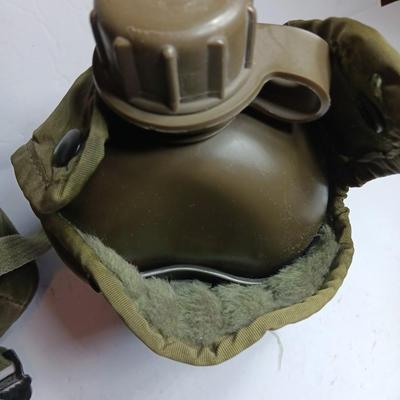 GI Military issued bags and canteen - Ammo / mag cases - field pack canvass