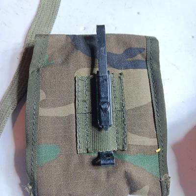 GI Military issued bags and canteen - Ammo / mag cases - field pack canvass
