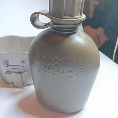 GI Military issued bags and canteen - Ammo / mag cases - field pack canvass
