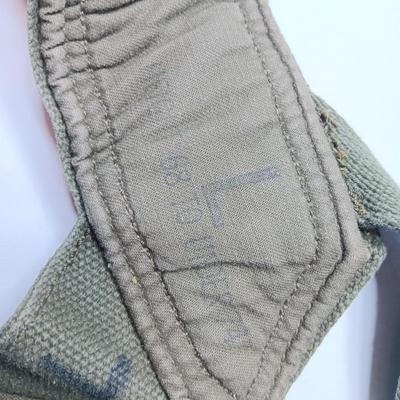 GI Military issued belt with suspenders and ammo / mag pack Size Large
