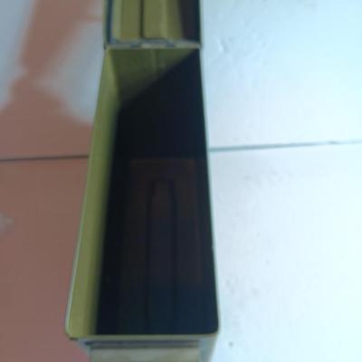 Military Ammunition chest - metal Ammo storage box stenciled on the side