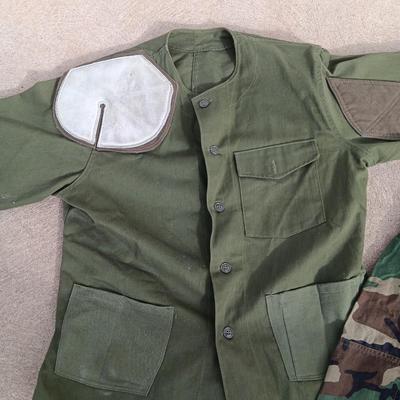 Military issued Jackets - Green & Cammo - padded