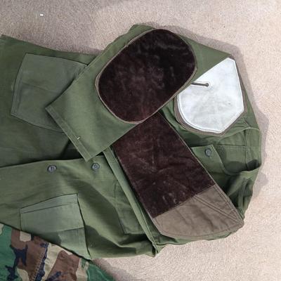 Military issued Jackets - Green & Cammo - padded