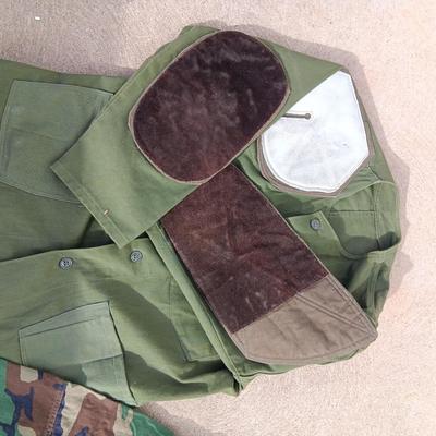 Military issued Jackets - Green & Cammo - padded