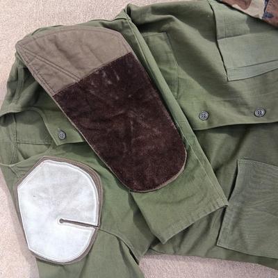 Military issued Jackets - Green & Cammo - padded