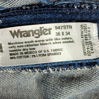 Men's Wrangler Jeans size 36 x 34