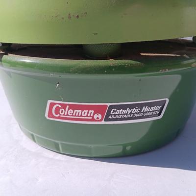 Vintage COLEMAN Catalytic heater adjustable 3000-5000 BTU 1973 Made in USA