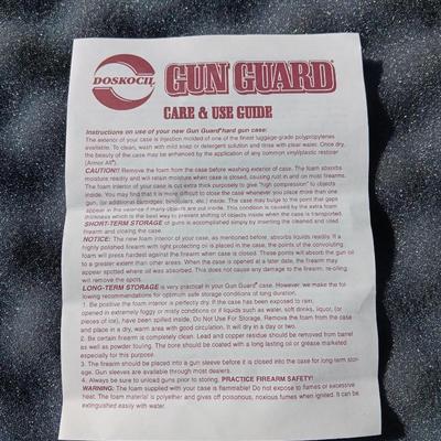 Hard sided Gun Guard Rifle case