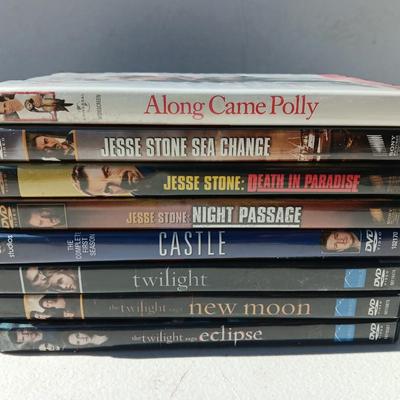 DVD Movie collection Twighlight series - Castle - Jesse Stone and more!