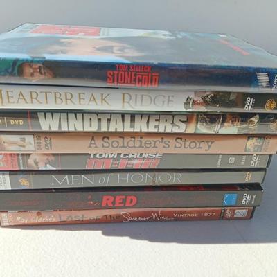 DVD - Heartbreak Rodge - Wind talkers - Soldier's Story -Men of Honor - Stone cold and more
