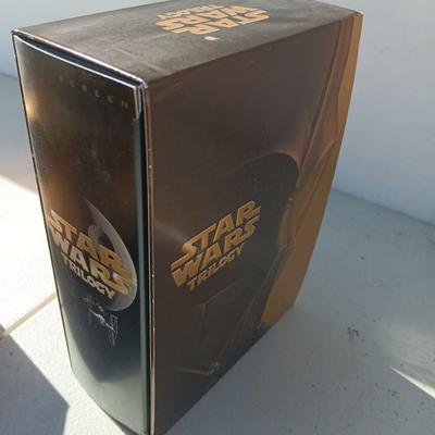Star Wars Phantom of the Menace DVDS and Star Wars Trilogy Special edition VHS collections