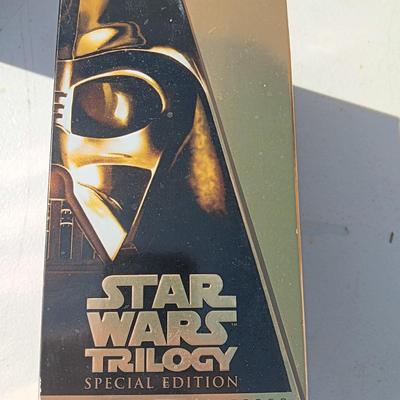 Star Wars Phantom of the Menace DVDS and Star Wars Trilogy Special edition VHS collections
