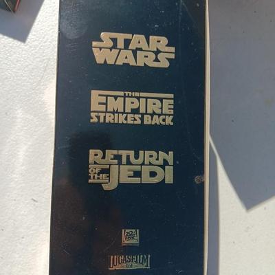 Star Wars Phantom of the Menace DVDS and Star Wars Trilogy Special edition VHS collections