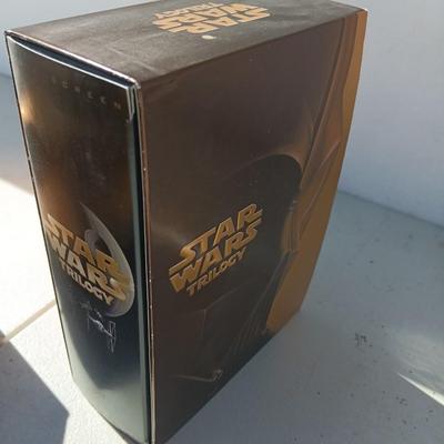 Star Wars Phantom of the Menace DVDS and Star Wars Trilogy Special edition VHS collections
