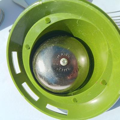 Vintage kitchen items - timer - utensils - sifter - and more