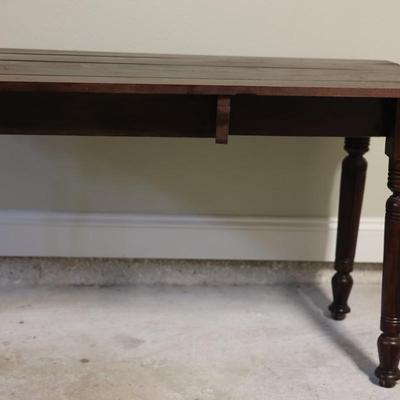 Antique Drop Leaf Table (See Description)