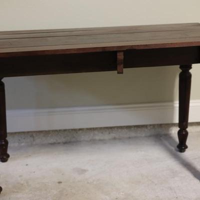 Antique Drop Leaf Table (See Description)