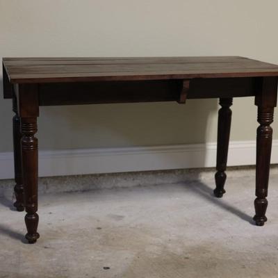 Antique Drop Leaf Table (See Description)