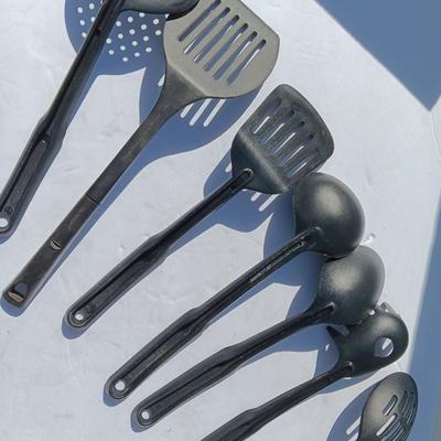 Variety of plastic Kitchen Utensils