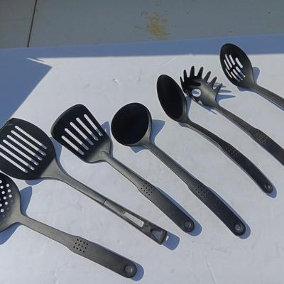 Variety of plastic Kitchen Utensils