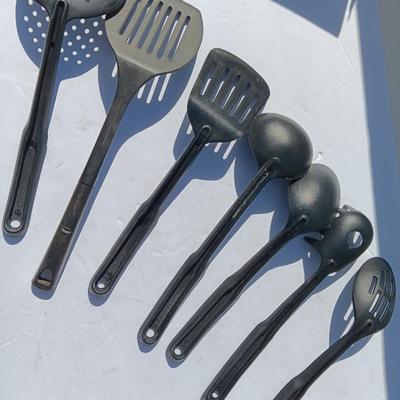 Variety of plastic Kitchen Utensils