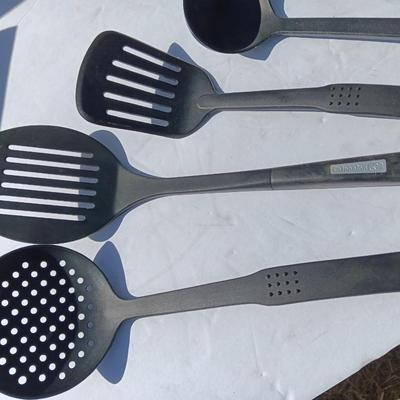 Variety of plastic Kitchen Utensils