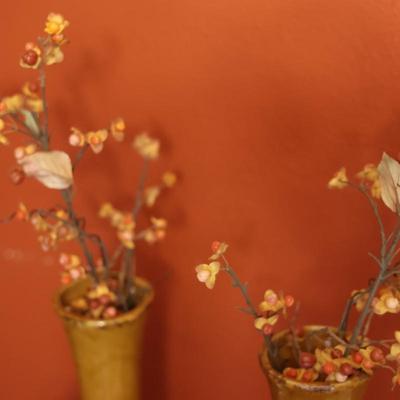 Two 18â€ Decorative Vases (2)