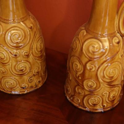 Two 18â€ Decorative Vases (2)